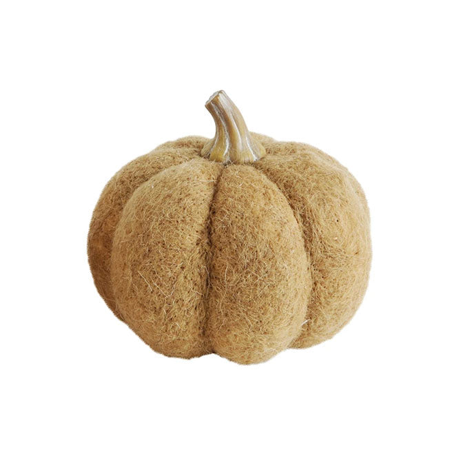 Round Wool Felt Pumpkin
