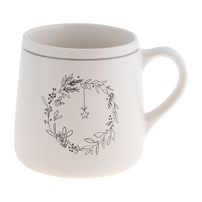 Winter White Mugs