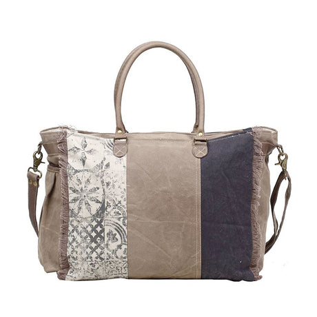 Jane Retro Print Weekender Bag