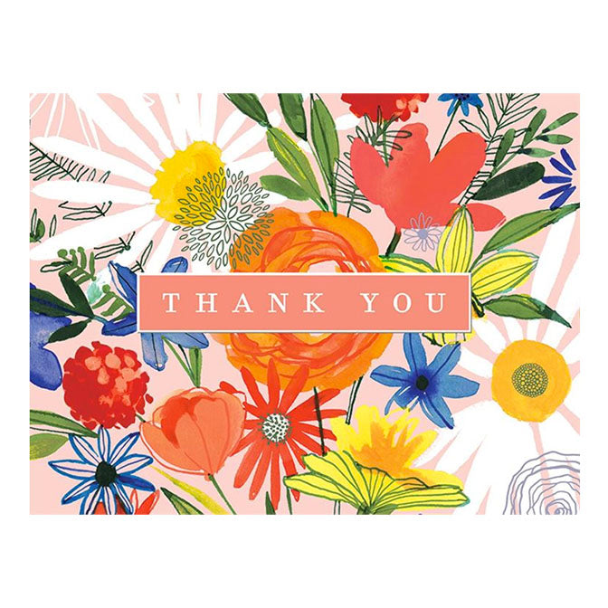 Daisies and Daffodils Notecard-Boxed