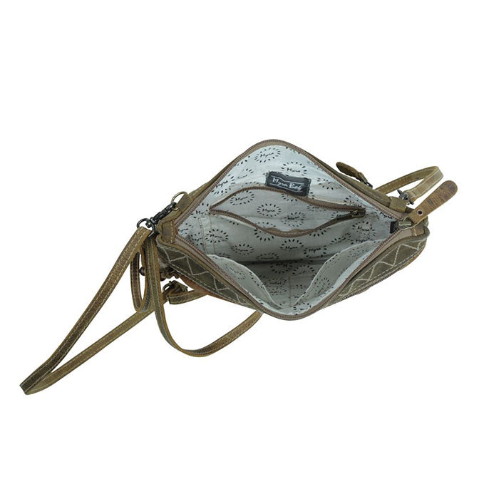Championfy Leather and Hairon Bag