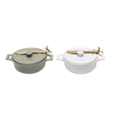 Brie Baker with Lid and Spreader,