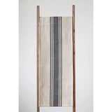 Canvas Table Runner with Stripes