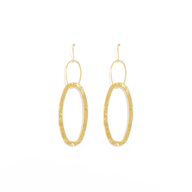 Delicate Long Gilded Earrings