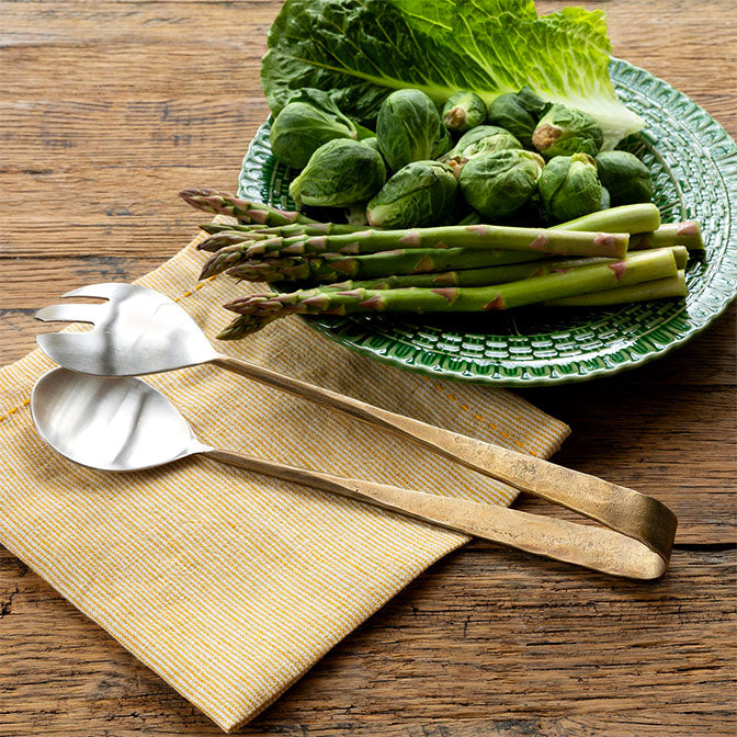 Antique Gold Colonial Tongs