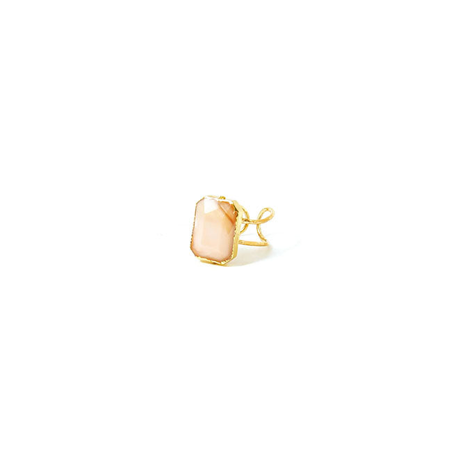 Large Statement Ring-Peach