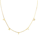 FAITH Letter Necklace