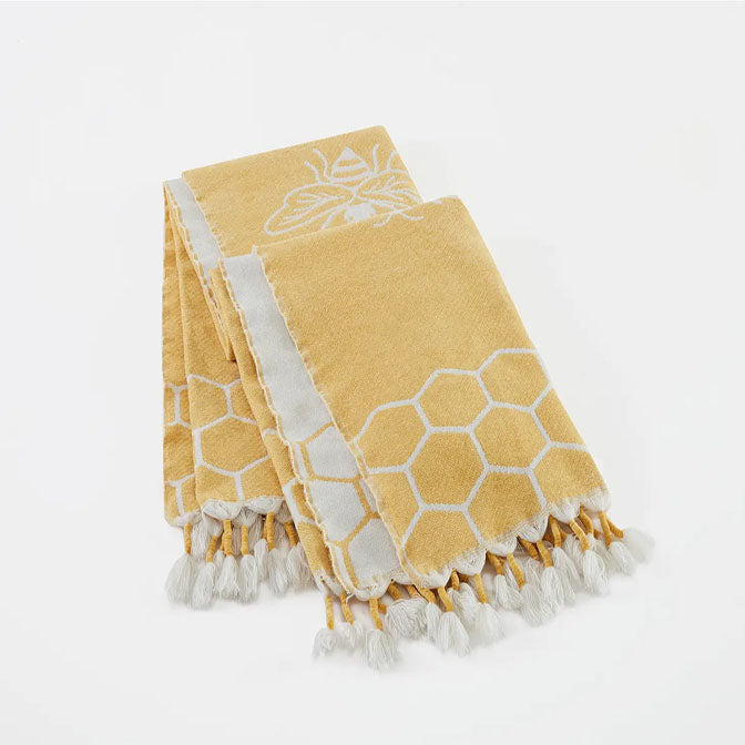 Honeycomb Bee Throw