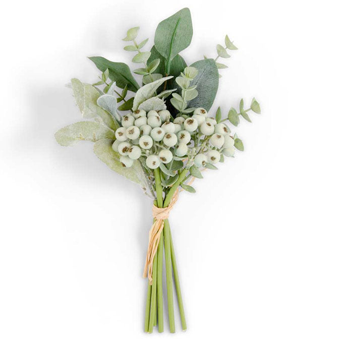 13 Inch Mixed Green Foliage w/Berries Bundle