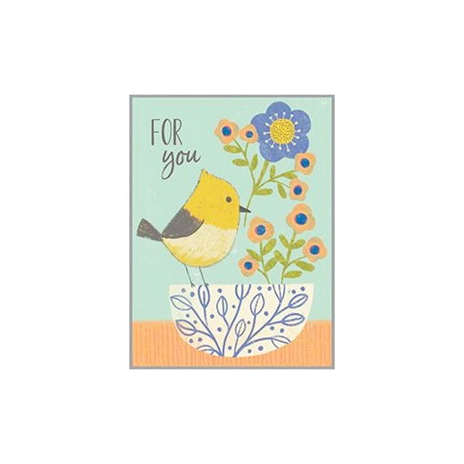 Yellow Bird: For You Enclosures Card