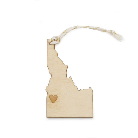 Idaho Heart Ornament
