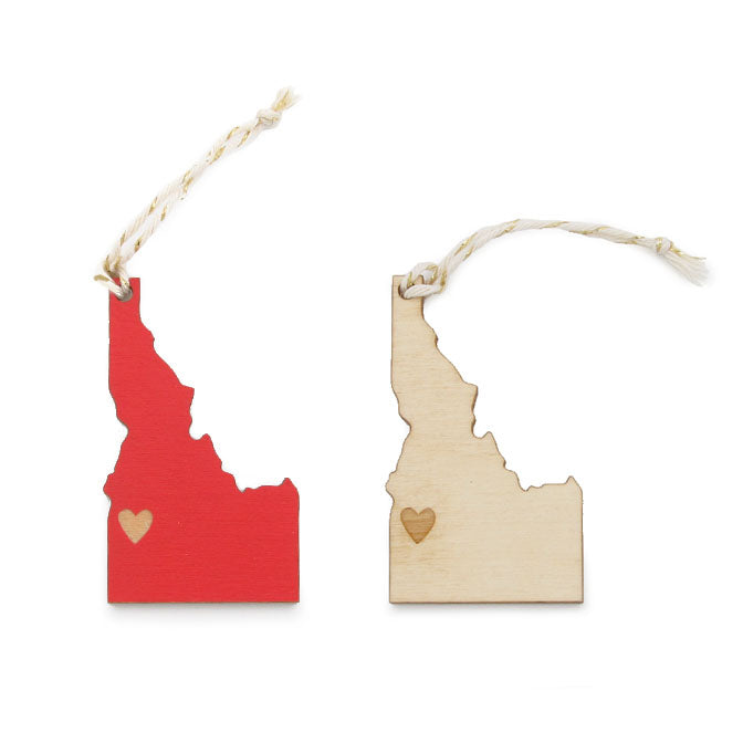 Idaho Heart Ornament