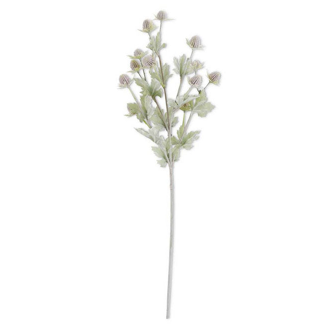 28" Purple Thistle Spray