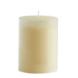 3" Round x 4"H Unscented Pillar Candle