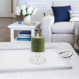 Olive 3x3 Unscented Pillar Candle