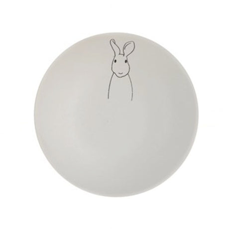 Stoneware Bowl with Rabbit