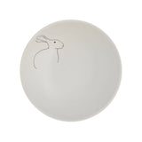 Stoneware Bowl with Rabbit