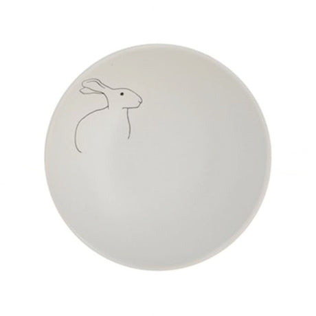 Stoneware Bowl with Rabbit