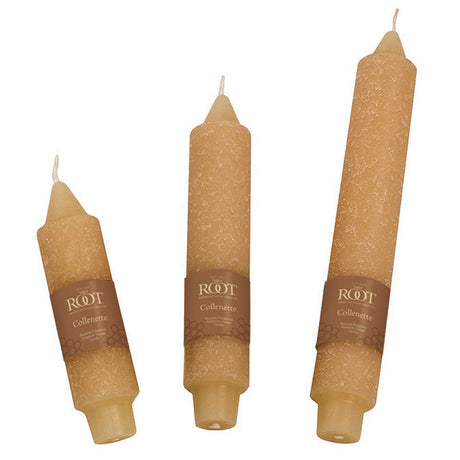 Beeswax 5" Collenette Unscented Dinner Candle