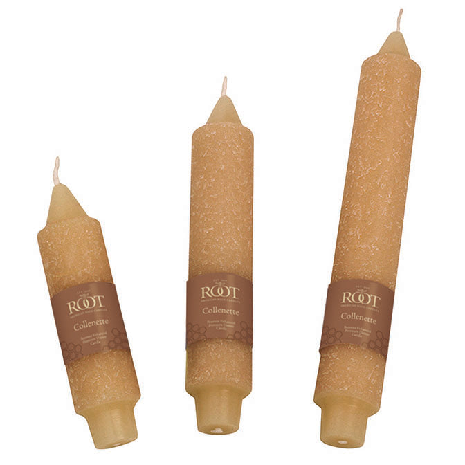Beeswax 7" Collenette Unscented Dinner Candle