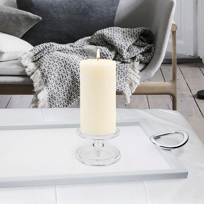 Ivory 3x6 Unscented Pillar Candle