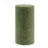 Olive 3x6 Unscented Pillar Candle