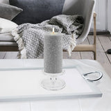 Platinum 3x6 Unscented Pillar Candle