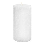 White 3x6 Unscented Pillar Candle