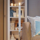 Platinum 9" Arista Unscented Dinner Candle