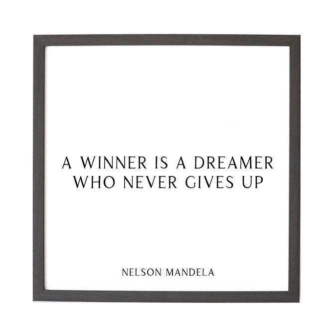 A Winner Is A Dreamer Mini-Magnet Wall Board
