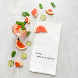 Alexa...Make Me A Cocktail Tea Towel
