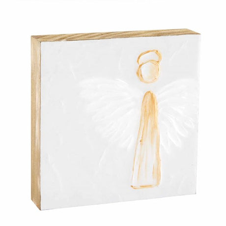 Angel Block Plaque