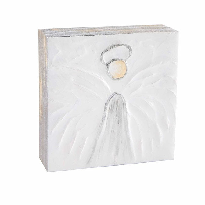 Angel Block Plaque