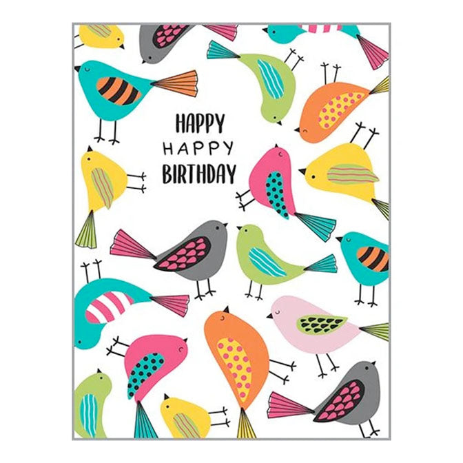 Happy Happy Birthday - Bright Birds