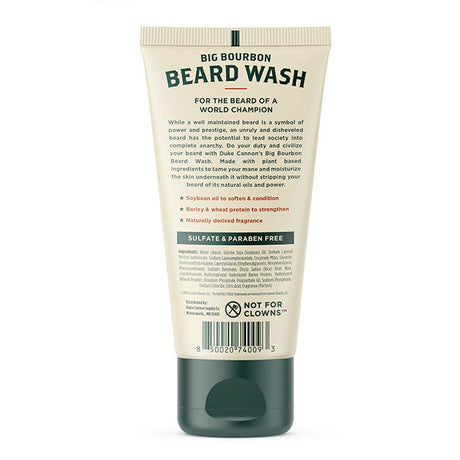 Big Bourbon Beard Wash