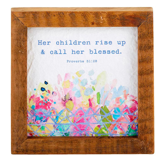 Framed Tabletop - Blessed Woman