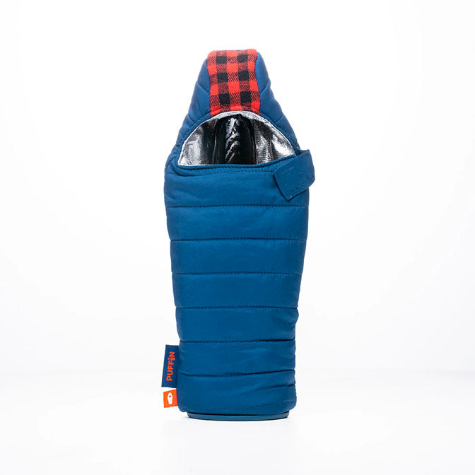 Red and Blue Beverage Insulated Sleeping Bag