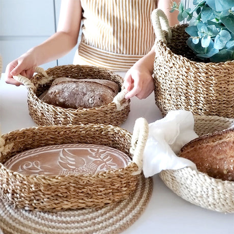 Bread Warmer & Basket - Oval Bird