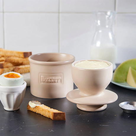 Cafe Collection Butter Bell Crock- Retro Matte Beige