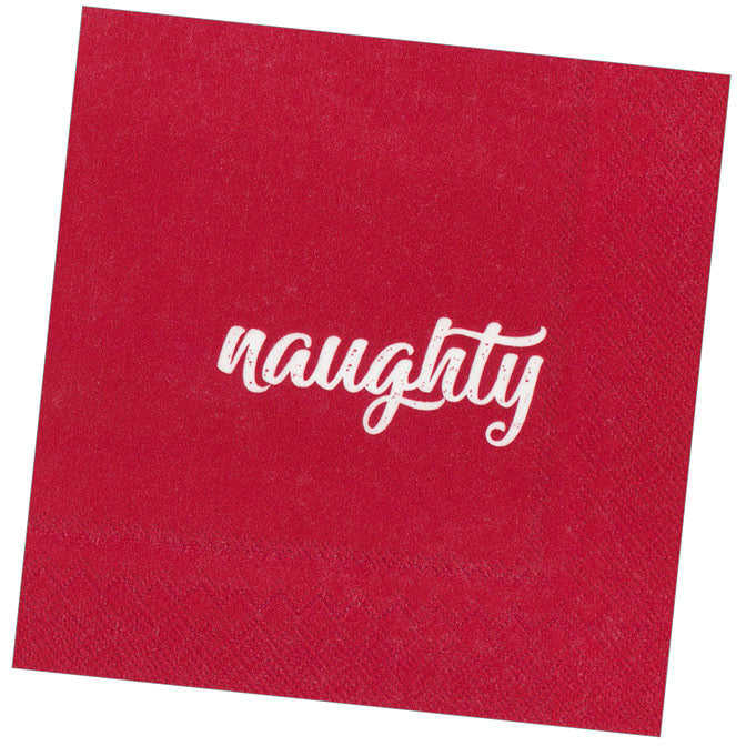 Naughty & Nice Cocktail Napkin