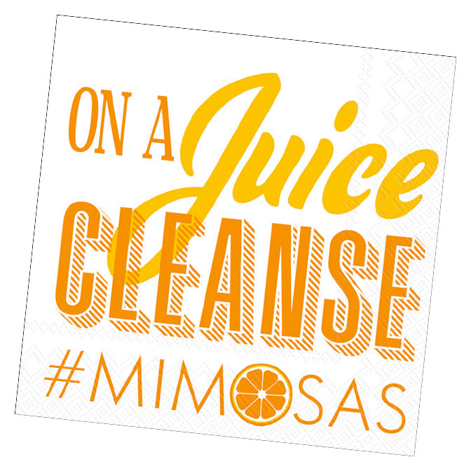 Juice Cleanse Cocktail Napkin