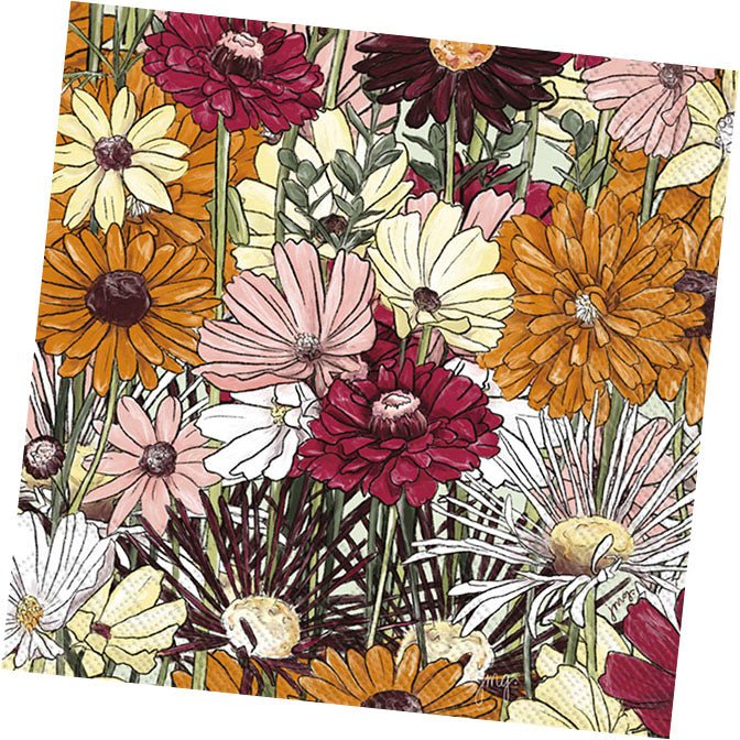 Blooming Garden Cocktail Napkin