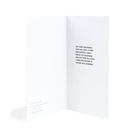 Love Of God Sympathy Card
