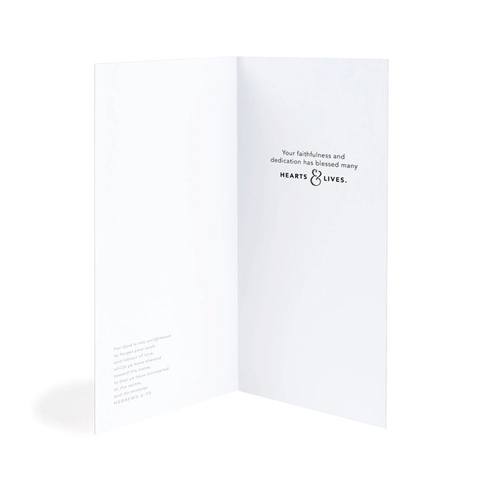 Thankful Pastor Card