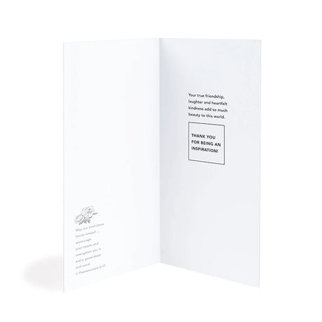 Bouquet On Books Friendship Card