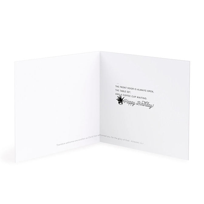 Always Welcome... Sister Birthday Card