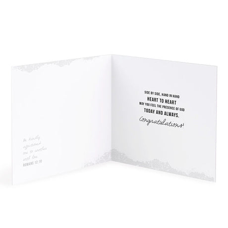 Dainty Lace Wedding Card