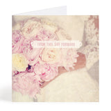 Dainty Lace Wedding Card