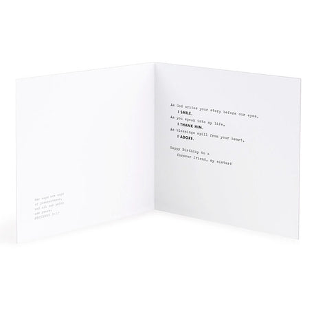 Forever Friend Sister Birthday Card