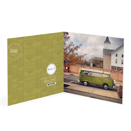 Green Bus Friendship Card